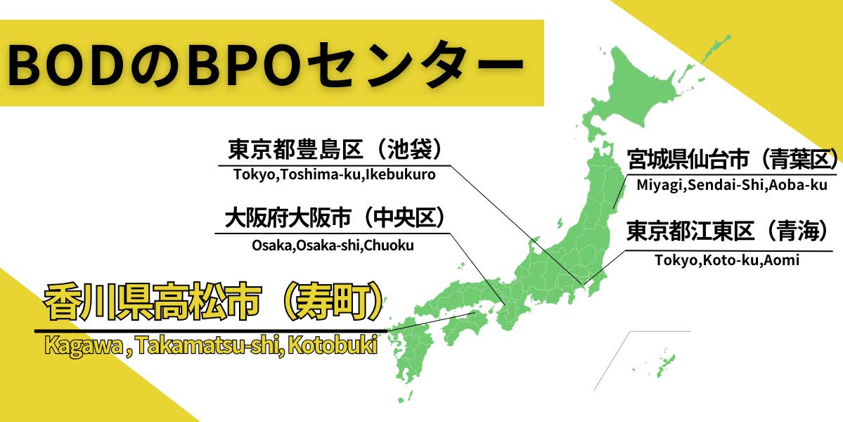 BODのBPOセンター一覧
