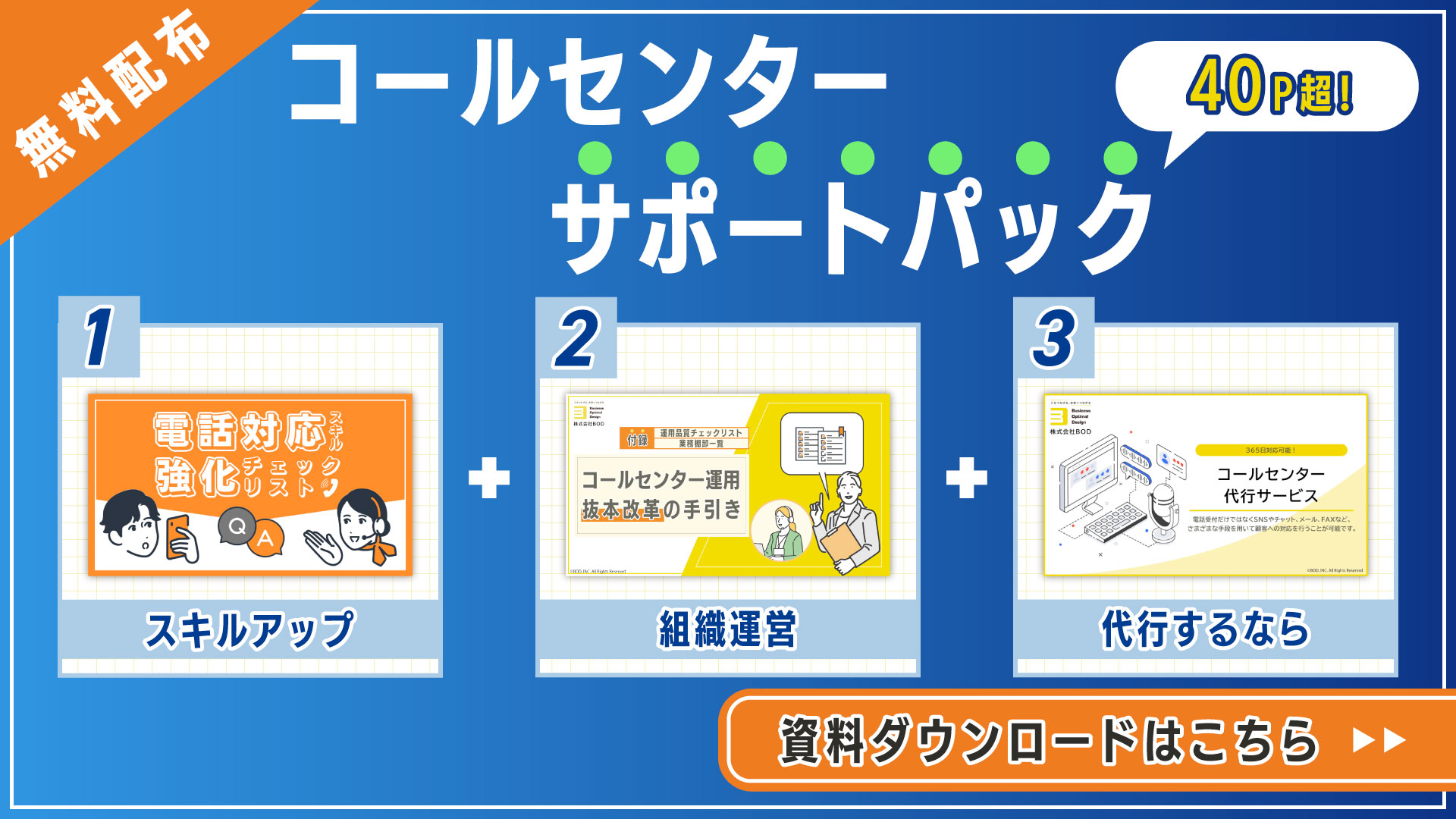 コールセンターサポートパック